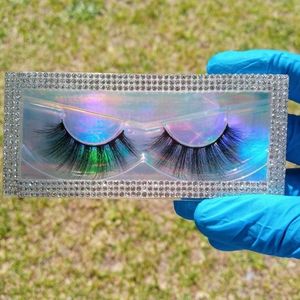 Mink lashs wit diamond case